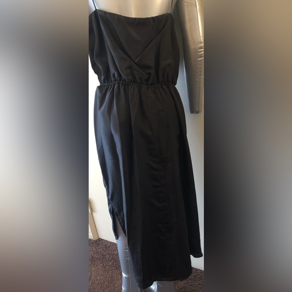 New HYPE 100% SILK DRESS Multicolor Asymmetrical L - Picture 10 of 10